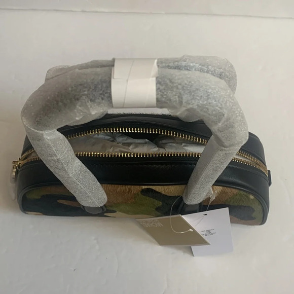 Michael Kors Camo LULU Satchel Handbag Small Handle New - Picture 12 of 13